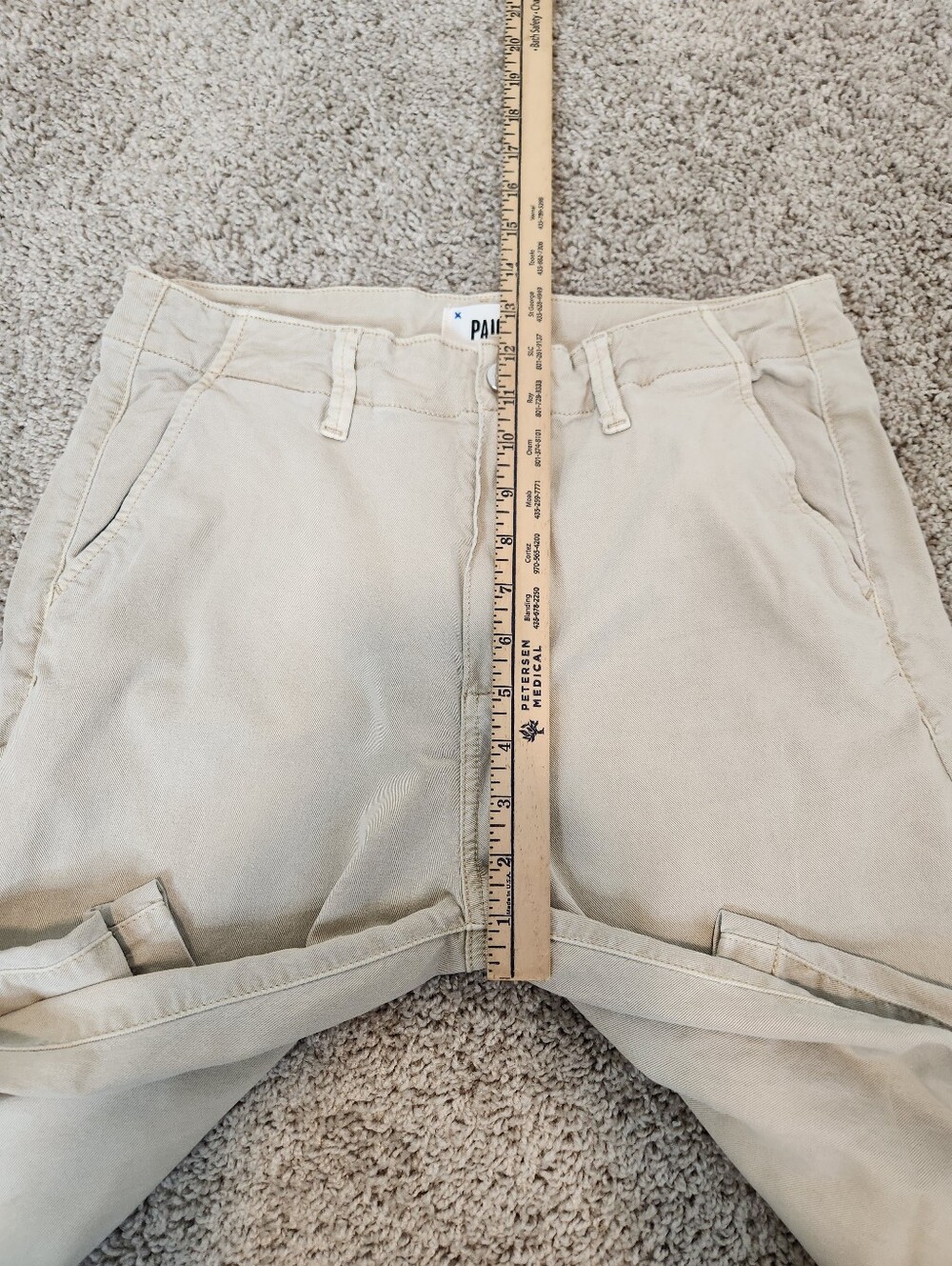Paige Carly High Rise Wide Leg Weekender Pants Size 30 - Picture 13 of 16